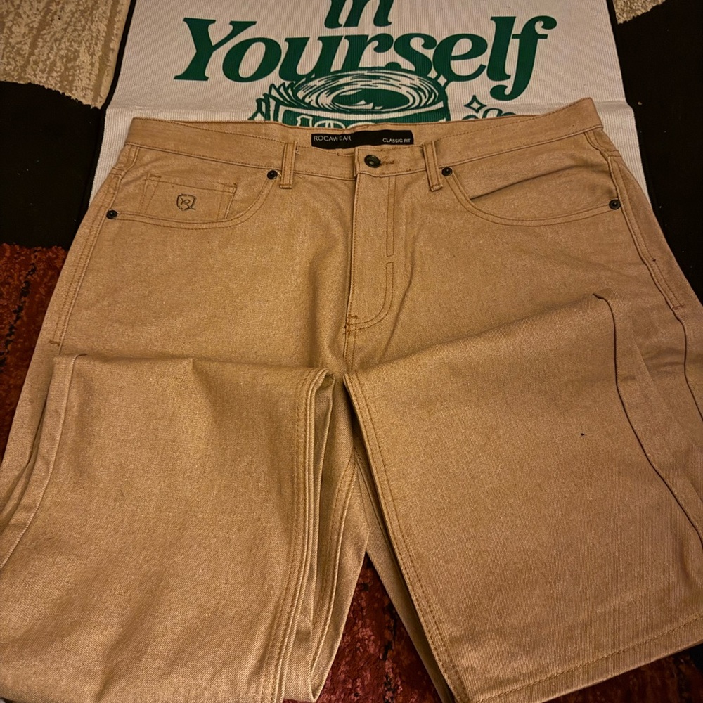 Rocawear tan jeans